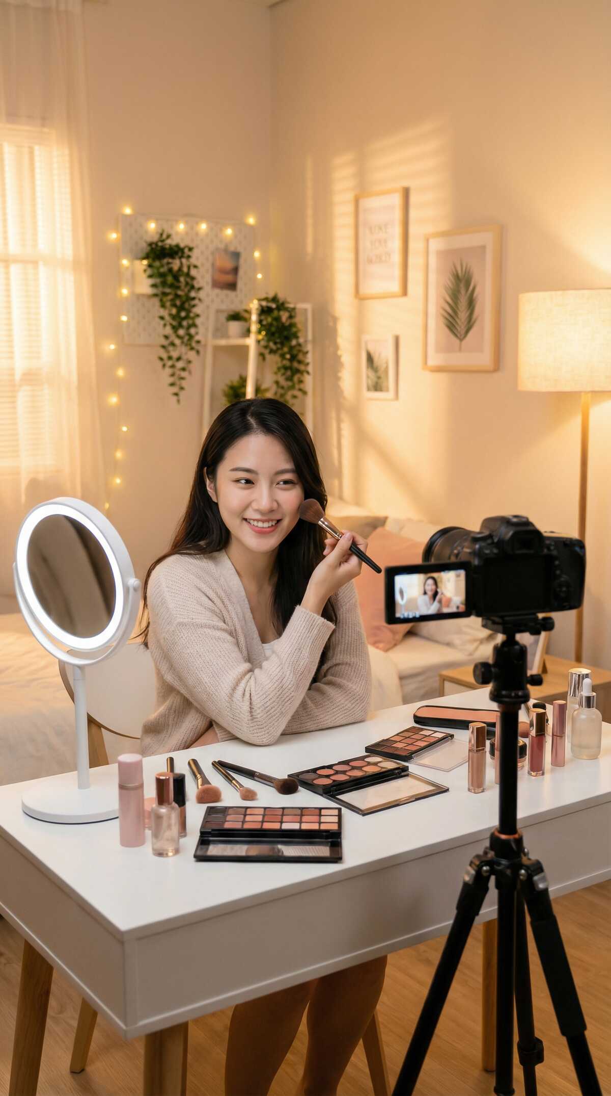 黄色仓库美妆视频